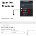 Quantité multiple en fonction de la quantité minimum - Module Prestashop