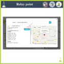 The customer also chooses the relay point of his choice when selecting a carrier via an interactive map. - Addons Prestashop