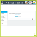 Traducteur de contenu avancé - Module Prestashop