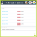 Traducteur de contenu avancé - Module Prestashop