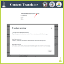 Traducteur de contenu avancé - Module Prestashop