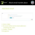 Blocker email marketplaces - Addons Prestashop